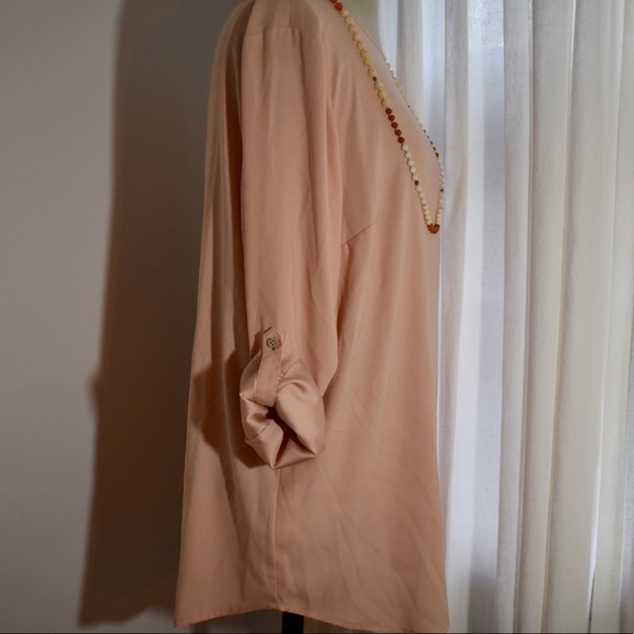 Ann Taylor Light Pink Long Sleeve Blouse - Picture 6 of 6